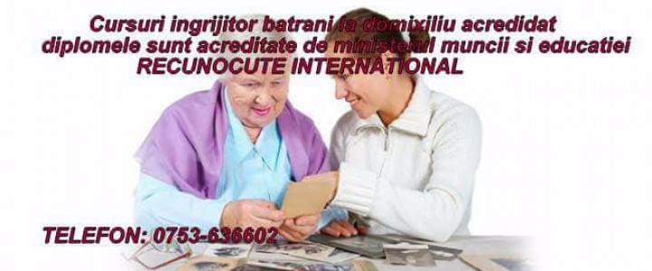 imagine Curs: Ingrijitor batrani la domiciliu | Cluj-Napoca