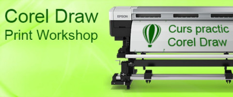 Imagine prezentare Curs Corel Draw atelier practic, pregătire pentru tipar, prepress, DTP