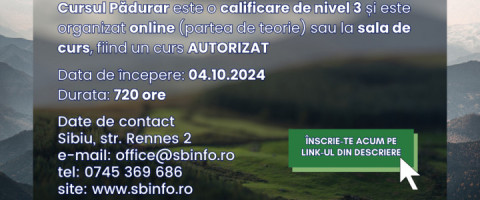 Imagine prezentare Curs Pădurar - Autorizat