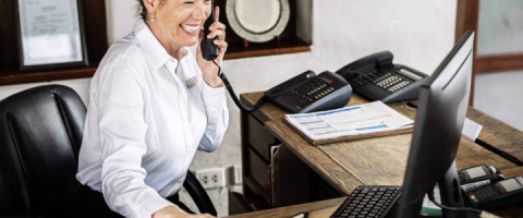 Imagine prezentare Receptioner de hotel