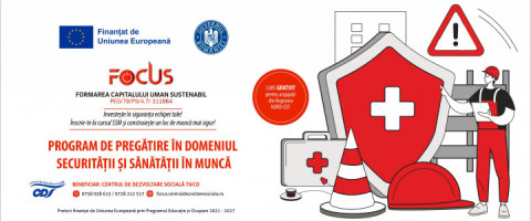 Imagine prezentare Curs GRATUIT de SSM - Program de pregătire în domeniul Securității și Sănătății în Muncă