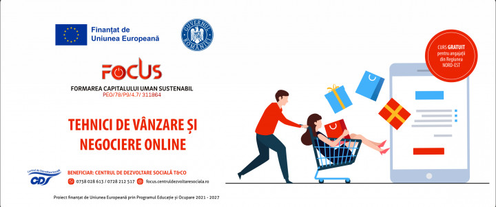 imagine Cursul GRATUIT de TEHNICI DE VÂNZARE ȘI NEGOCIERE ONLINE! 