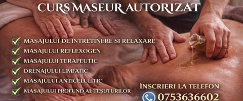 Curs Masaj - acreditat - Bistrita, Bistrita, jud. Bistrita-Nasaud
