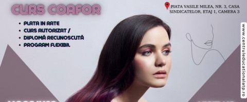 Imagine prezentare CURS COAFOR (HAIR STYLIST) 