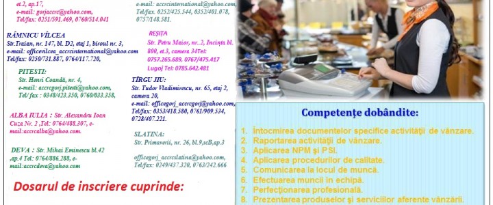 imagine Curs Lucrător Comercial