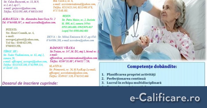 imagine Curs de calificare: Infirmieră
