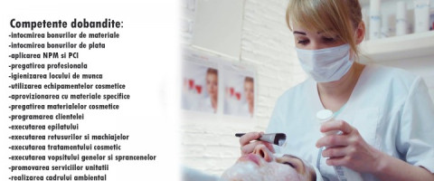 Imagine prezentare Cosmetician