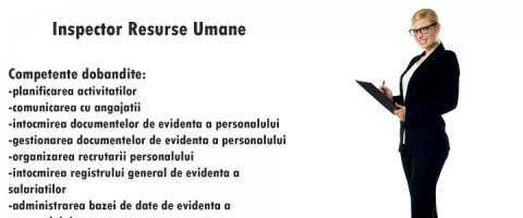 Imagine prezentare Referent resurse umane