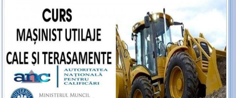 Imagine prezentare Mașinist utilaje cale si terasamente 