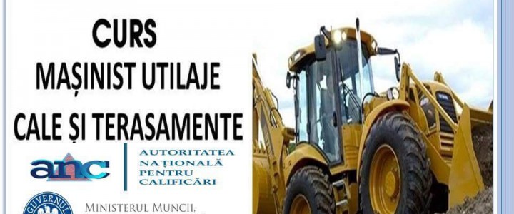 imagine Mașinist utilaje cale si terasamente
