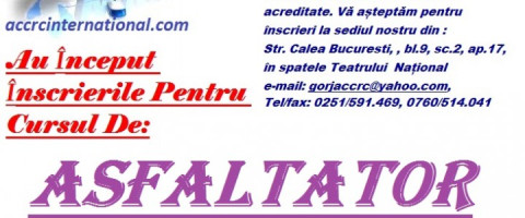 Imagine prezentare ASFALTATOR