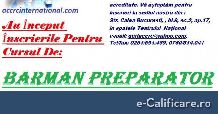 imagine BARMAN PREPARATOR
