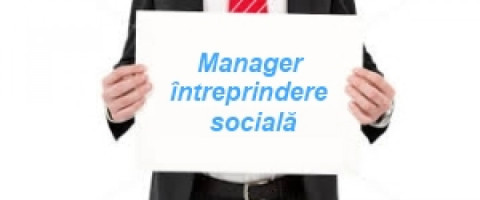 Imagine prezentare CURS MANAGER DE INTREPRINDERE SOCIALA 