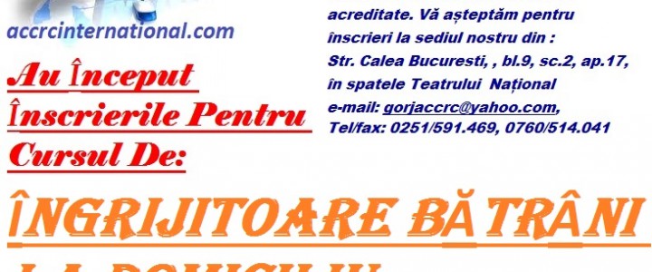 imagine CURS ÎNGRIJITOARE BĂTRÂNI LA DOMICILIU