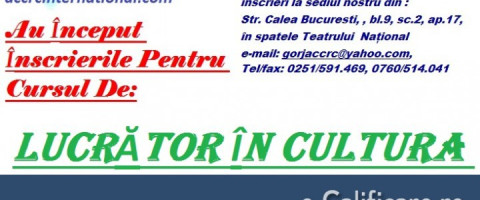 Curs Lucrator Calificat in Culturi de Camp si Legumicultura, Craiova, jud. Dolj