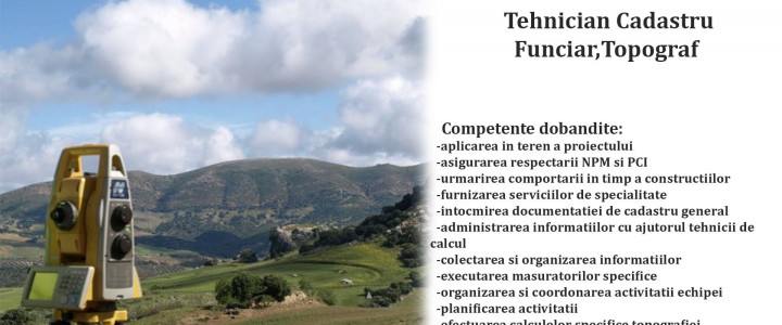 imagine Curs: Tehnician topometrist