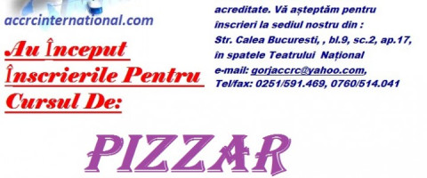 Imagine prezentare CURS PIZZAR