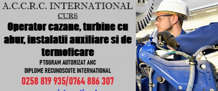 imagine OPERATOR CAZANE, TURBINE CU ABURI INSTATII AUXILIARE SI DE TERMOFICARE