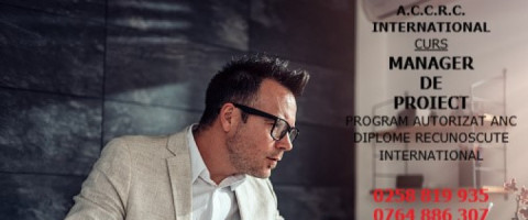 Imagine prezentare Curs MANAGER DE PROIECT