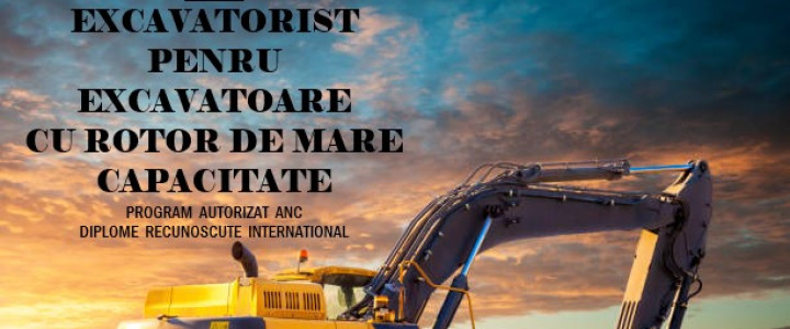 imagine Curs EXCAVATORIST PENTRU EXCAVATOARE CU ROTOR DE MARE CAPACITATE