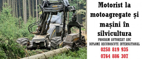 Imagine prezentare Curs MOTORIST LA MOTOAGREGATE ȘI MAȘINI ÎN SILVICULTURĂ