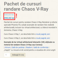 Reduceri pentru pachete de cursuri