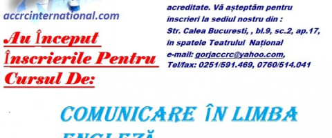 Imagine prezentare COMUNICARE ÎN LIMBA ENGLEZĂ
