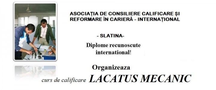 imagine LĂCĂTUȘ MECANIC DE ÎNTREȚINERE ȘI REPARAȚII UNIVERSALE