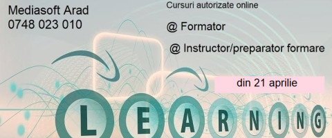 Imagine prezentare Curs FORMATOR online din 21 aprilie 2026