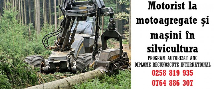 imagine Curs MOTORIST LA MOTOAGREGATE ȘI MAȘINI ÎN SILVICULTURĂ