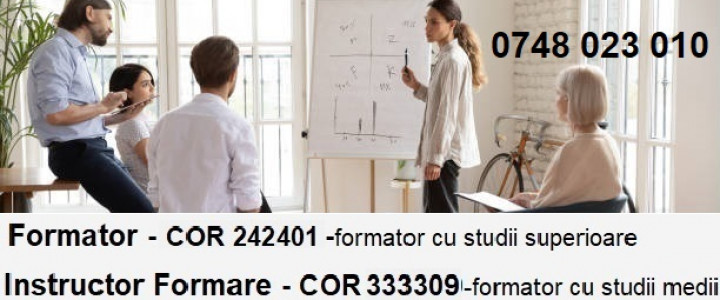 imagine Instructor/preparator Formare  - COR 333309-din 30.05.2022