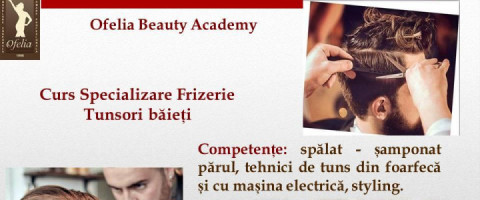 Imagine prezentare Curs Specializare Frizerie - Tunsori Baieti 