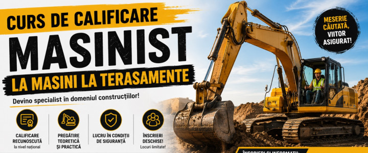 imagine Curs de "Masinist la masini pentru terasamente"