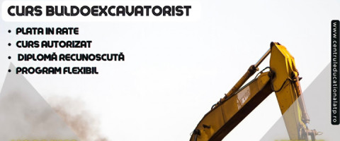 Imagine prezentare Curs BULDOEXCAVATOR (MASINIST LA MASINI PENTRU TERASAMENTE)