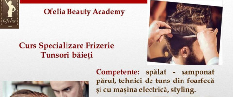Imagine prezentare Curs de Specializare - Frizerie/Tunsori baieti