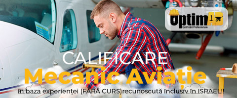 Imagine prezentare Calificare MECANIC Aviaţie