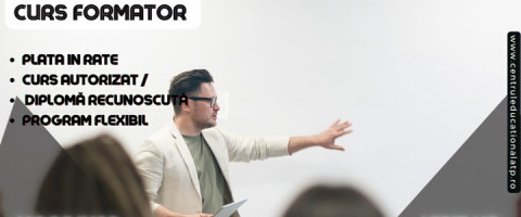 Imagine prezentare Curs FORMATOR - (studii SUPERIOARE) 