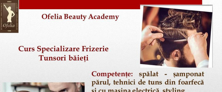 imagine Curs Specializare Frizerie – Tunsori Baieti