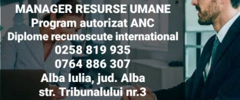 Imagine prezentare Manager resurse umane