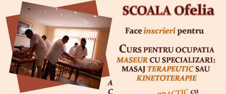 imagine Curs Specializare Masaj Terapeutic Recuperare Medicala