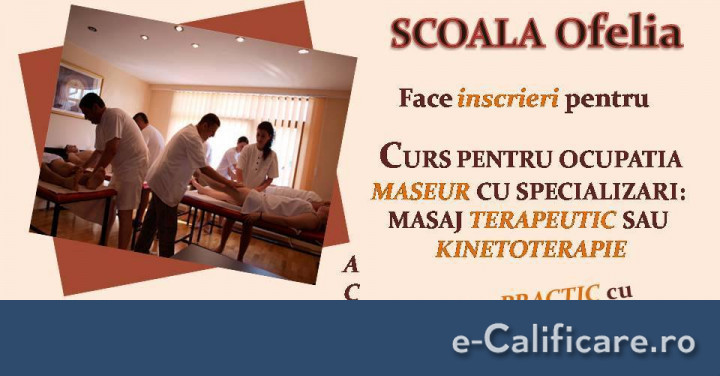 imagine Curs Specializare Masaj TERAPEUTIC