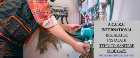 Imagine curs Instalator Instalatii Tehnico-sanitare si de Gaze