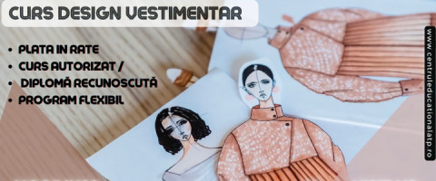 Imagine prezentare CURS DESIGN VESTIMENTAR