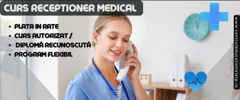 Imagine prezentare CURS RECEPTIONER MEDICAL