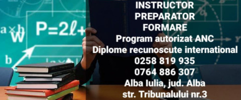 Imagine prezentare INSTRUCTOR PREPARATOR FORMARE