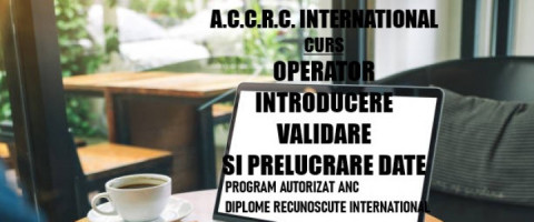 Imagine curs Operator Introducerea Validare si Prelucrare Date