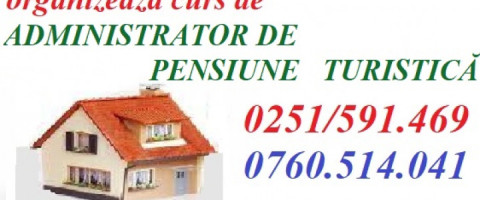 Imagine prezentare Curs ADMINISTRATOR DE PENSIUNE TURISTICĂ