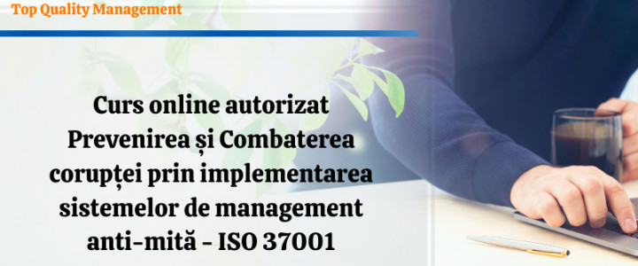 imagine Curs online autorizat  implementarea sistemelor de management anti-mită - ISO 37001