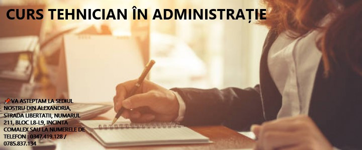 imagine CURS TEHNICIAN ÎN ADMINISTRAȚIE
