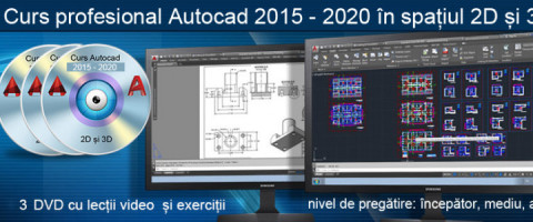 Imagine prezentare Curs Autocad 2D și 3D